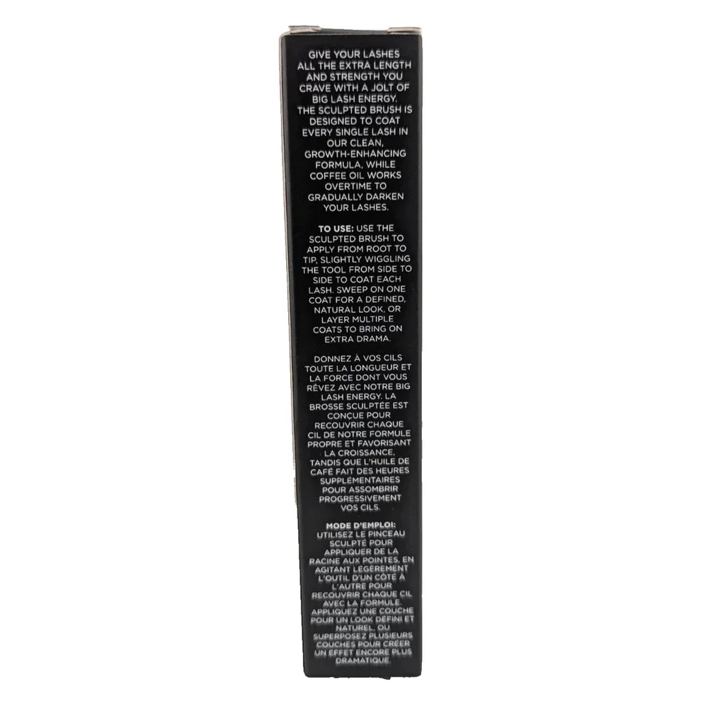 2x DECK OF SCARLET ~ BIG LASH ENERGY TINTING MASCARA ~ BLACK ~ 0.36oz Each Boxed